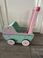 Retro houten poppenwagen, Ophalen of Verzenden, Zo goed als nieuw