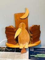 Vintage hout  wandlamp van Theiss België, Ophalen of Verzenden, Zo goed als nieuw, Hout