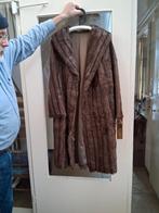 Lange bruine bontjas., Kleding | Dames, Jassen | Winter, Staat aan de binnenzijde, Bruin, Maat 42/44 (L), Ophalen of Verzenden