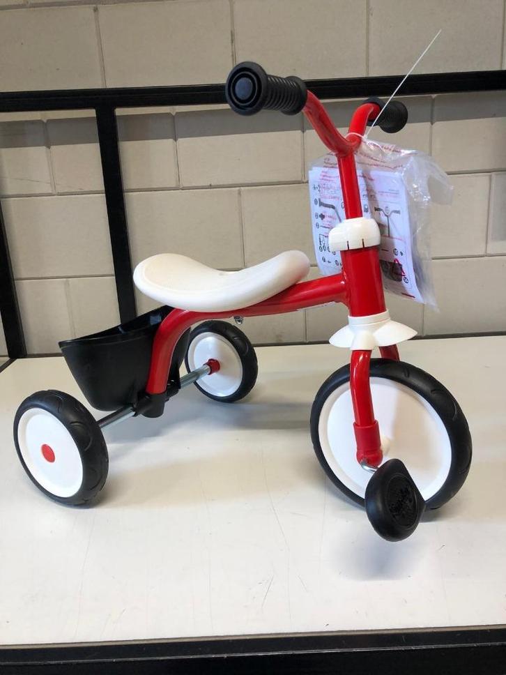 Smoby driewieler Rookie Red vanaf 2 jaar, Kinderen en Baby's, Speelgoed | Buiten | Voertuigen en Loopfietsen, Nieuw, Loopfiets