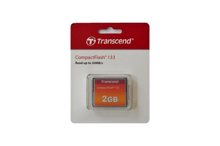 Transcend 2GB CompactFlash 133 geheugenkaart, Audio, Tv en Foto, Fotografie | Geheugenkaarten, Nieuw, Compact Flash (CF), 2 GB