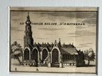 1711 -Amsterdam -Oude kerk - 300+ jaar oud, Antiek en Kunst, Kunst | Etsen en Gravures, Ophalen of Verzenden