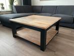 Hardhouten salontafel 100x100 cm, Huis en Inrichting, Tafels | Salontafels, Ophalen, 100 tot 150 cm, 50 tot 100 cm, Zo goed als nieuw