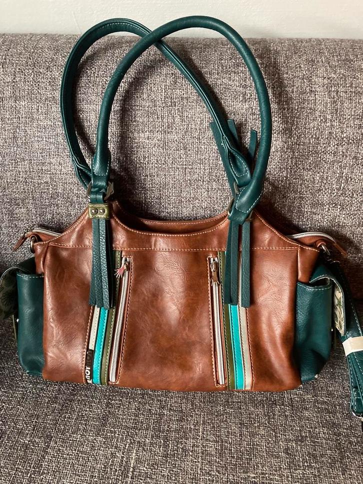 Supermooie tas van Noi-Noi, Sieraden, Tassen en Uiterlijk, Tassen | Damestassen, Zo goed als nieuw, Handtas, Bruin, Verzenden