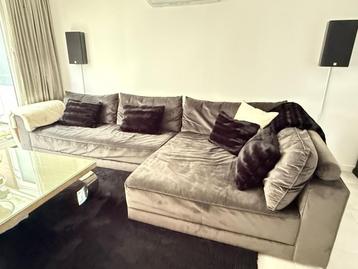 Luxe Velvet Hoekbank, 3,5-zits, Cunningham Sofa Bobcorner beschikbaar voor biedingen