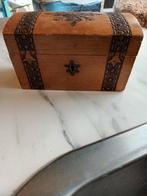 Houten Kistje met Decoratie handgemaakt, Ophalen of Verzenden