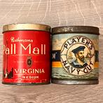 Lege blikjes sigaretten, Pall Mall leeg collecters item p/s, Ophalen of Verzenden, Zo goed als nieuw, Overige, Overige merken