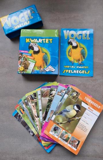 Nieuw! Vogelweetjes kwartet v.a. 6 jr. 2-4 spelers beschikbaar voor biedingen