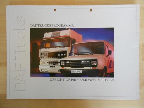 DAF Programma 1986 - 3600 3300 2800 2500 2100 1900 1700 1300, Boeken, Auto's | Folders en Tijdschriften, Zo goed als nieuw, Overige merken