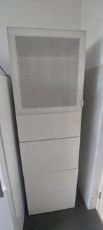 Witte IKEA Kast met Lades en Planken (Besta?), Ophalen, Overige materialen, Met deur(en), 50 tot 100 cm