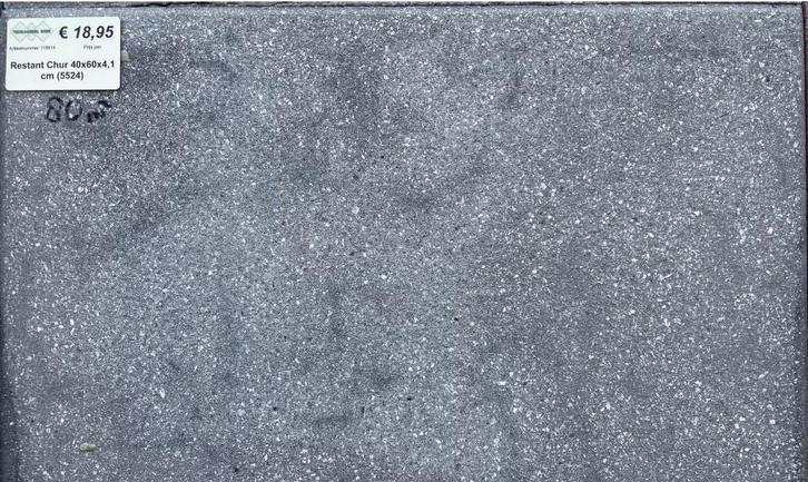 B-keus partij Chur 40x60x4,1 cm (5524), Tuin en Terras, Tegels en Klinkers, Nieuw, Terrastegels, Beton, 10 m² of meer, Ophalen of Verzenden