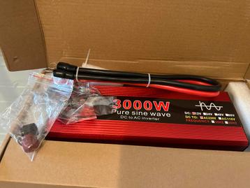 Zuivere sinus omvormer 3000W 12V caravan camper Senseo beschikbaar voor biedingen