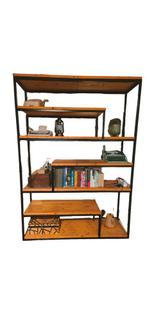 Stevige open (boeken)kast, Ophalen, Met plank(en), Gebruikt, Metaal