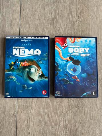 Finding Nemo en finding Dory DVD’S beschikbaar voor biedingen