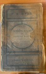 Schoolatlas der geheele aarde, 1910/19de druk, Boeken, Gelezen, Bosatlas, Ophalen of Verzenden, 1800 tot 2000