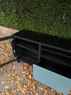 Modern tv meubel met glasplaat, Ophalen, Zo goed als nieuw, 25 tot 50 cm