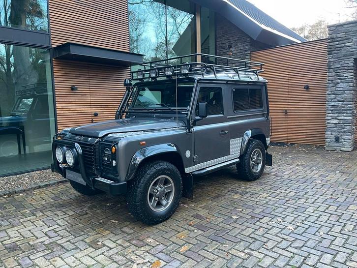 Land Rover Defender 90 TD Hardtop 2002, Auto's, Bestelauto's, Bedrijf, Te koop, 4x4, ABS, Airconditioning, Alarm, Bluetooth, Centrale vergrendeling