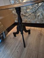 Landelijk ronde antieke bijzet tafeltjes, Ophalen