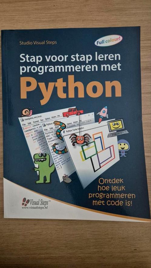 Stap voor stap leren programmeren met Python, Boeken, Informatica en Computer, Zo goed als nieuw, Programmeertaal of Theorie, Ophalen of Verzenden