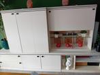 Prachtige KAST wit, bar, boeken, verlichting, Huis en Inrichting, Kasten | Vitrinekasten, Ophalen, 150 tot 200 cm, Zo goed als nieuw