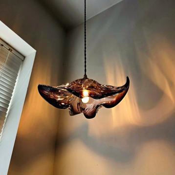 Vintage Murano glazen hanglamp. beschikbaar voor biedingen