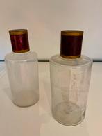 2 Antieke glazen apothekerspotten., Antiek en Kunst, Ophalen