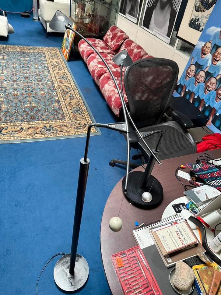 Artemide Nestore vloerlampen en bureaulamp. Leeslampen, Huis en Inrichting, Lampen | Tafellampen, Zo goed als nieuw, 75 cm of meer