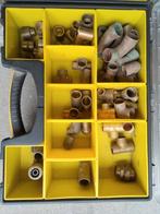 Diverse fittingen soldeer en knel voor 12mm, 15mm, 22mm, Ophalen of Verzenden