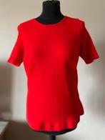 Hugo Boss mooie rode dames top met korte mouw mt L ZGAN, Maat 42/44 (L), Ophalen of Verzenden, Zo goed als nieuw, Korte mouw