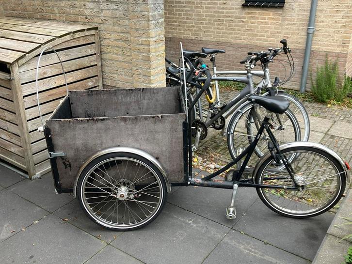 Christianiabike Bakfiets - Technisch Goed, Opknapper, Fietsen en Brommers, Fietsen | Bakfietsen, Gebruikt, Overige merken, 2 kinderen