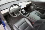 Tesla Model 3 Long Range AWD 75kWh Trekhaak Autopilot, Auto's, Tesla, 27 €/maand, Blauw, 1000 kg, 750 kg