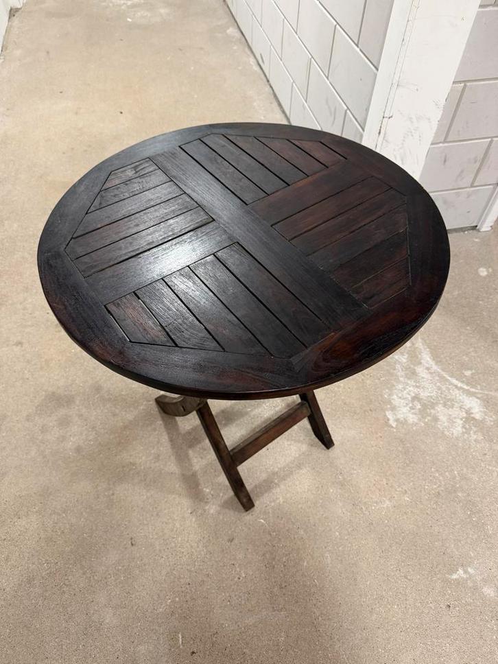 Houten Bijzettafel / Tuin Tafel, Antiek en Kunst, Antiek | Meubels | Tafels, Ophalen