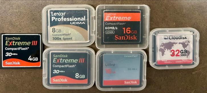 Sandisk geheugenkaarten, Audio, Tv en Foto, Fotografie | Geheugenkaarten, Zo goed als nieuw, Fotocamera, Ophalen of Verzenden