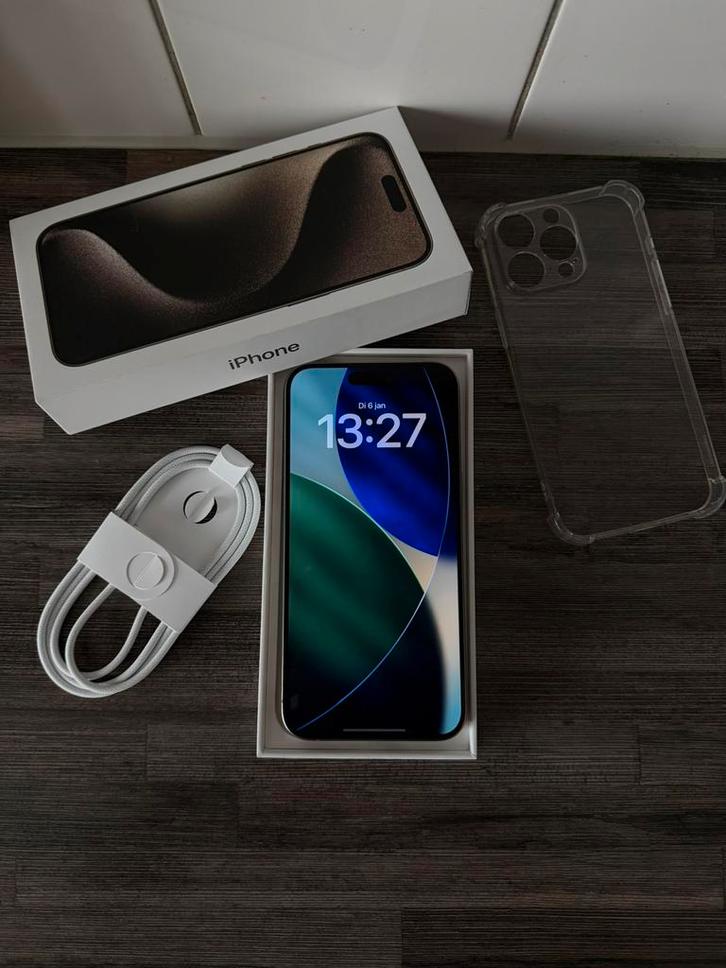 Apple iPhone 15 Pro Max 256GB, Telecommunicatie, Mobiele telefoons | Apple iPhone, Zo goed als nieuw, 256 GB, Zonder abonnement