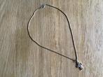 Verzilverde ketting met kruis hanger, Ophalen of Verzenden, Zo goed als nieuw, Zilver, Met hanger