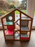 Hema houten poppenhuis, Kinderen en Baby's, Speelgoed | Poppenhuizen, Ophalen, Zo goed als nieuw, Poppenhuis
