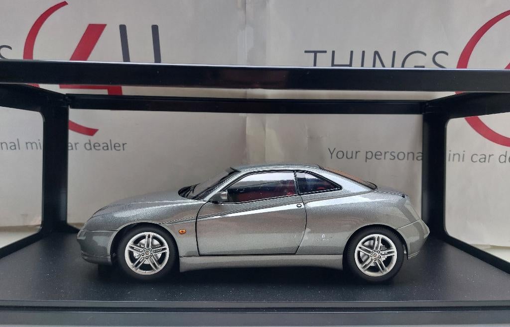Mitica 1:18 Alfa Romeo GTV 2.0 V6 TB 1998 grijs metallic, Ophalen of Verzenden, Nieuw, Auto, Overige merken