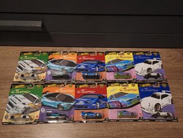Hotwheels premium silhouettes 2 complete sets beschikbaar voor biedingen