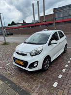 Kia Picanto 1.0 Cvvt 5-DRS 2013 Wit, Auto's, Kia, Voorwielaandrijving, Stof, Zwart, 400 kg
