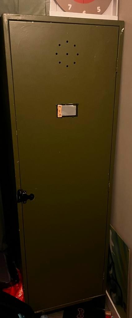 Vintage lockerkast, Huis en Inrichting, Kasten | Lockerkasten, Gebruikt, Ophalen