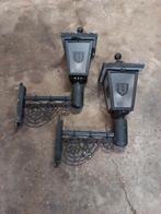 Hertog Jan Wandlampen met Melkglas, Ophalen, Gebruikt