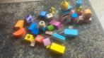 Houten bouwblokjes voor kleine kinderen, Kinderen en Baby's, Speelgoed | Houten speelgoed, Ophalen of Verzenden, Gebruikt, Overige typen