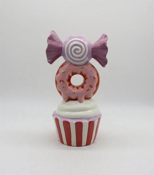 Kaarsenstandaard beeld candy - donut - cupcake - snoepjes, Huis en Inrichting, Woonaccessoires | Overige, Nieuw, Ophalen of Verzenden