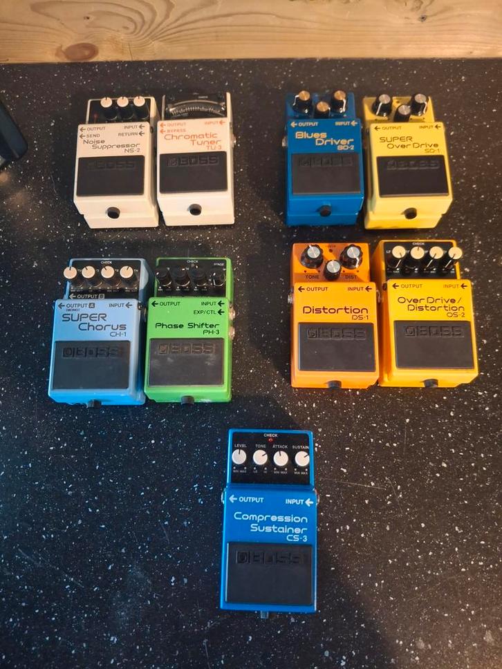 Diverse Boss Pedalen Collectie, Muziek en Instrumenten, Effecten, Gebruikt, Chorus, Ophalen of Verzenden