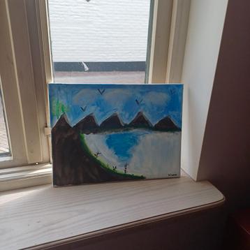 Bereglandschap schilderij  beschikbaar voor biedingen