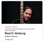 Roel C Verburg Tickets Markant Theater Uden, Tickets en Kaartjes, Theater | Cabaret en Komedie, Twee personen, December
