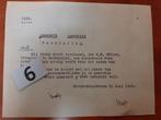 Persoonsbewijs  Langedijk  Oudkarspel  Friesland, Verzamelen, Militaria | Tweede Wereldoorlog, Ophalen of Verzenden, Landmacht