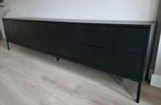 Strak zwart TV-meubel – Zen Lifestyle – 240 cm, Gebruikt, 200 cm of meer, Minder dan 100 cm, Modern