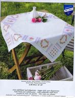 Cado vervaco borduurpakket dekservet romantiek met rozen, Ophalen of Verzenden, Nieuw, Handborduren, Borduurpakket