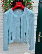 AAIKO Lichtblauw Suède Look Jasje XS/S, Kleding | Dames, Aaiko, Blauw, Ophalen of Verzenden, Maat 34 (XS) of kleiner